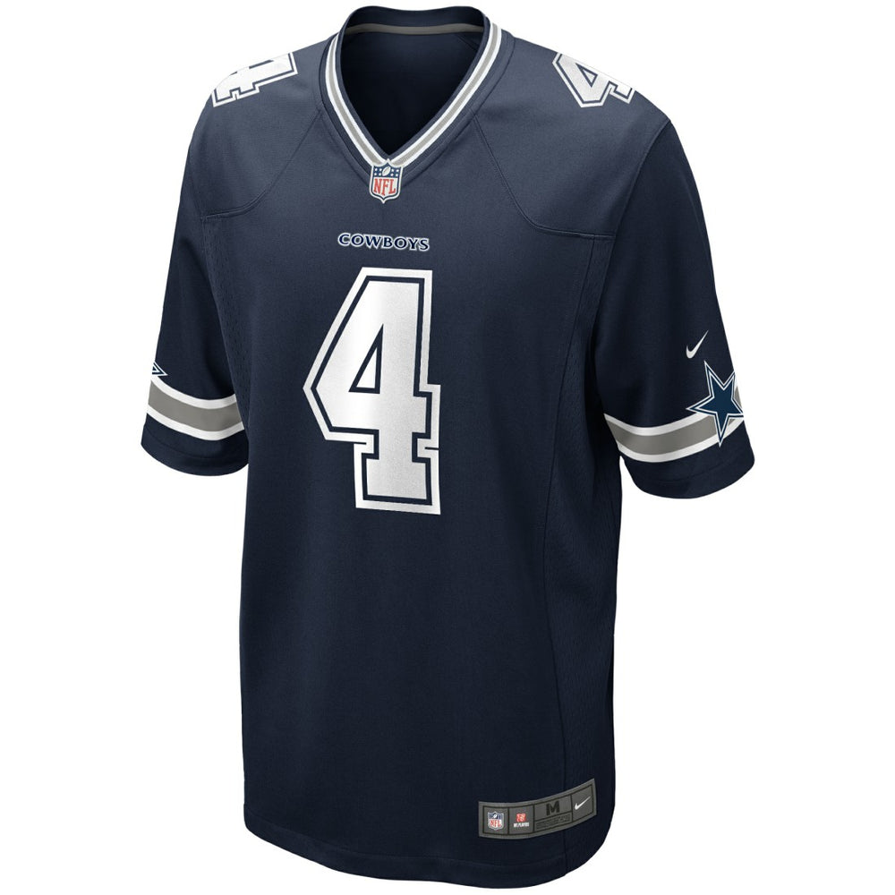 Nike Dak Prescott Dallas Cowboys Youth Game Jersey Navy