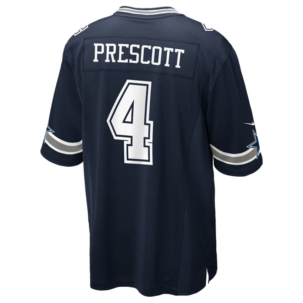 Nike Dak Prescott Dallas Cowboys Youth Game Jersey Navy