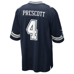Nike Dak Prescott Dallas Cowboys Youth Game Jersey Navy