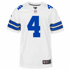 Nike Dak Prescott Dallas Cowboys Youth Game Jersey White