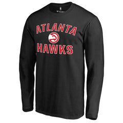 Atlanta Hawks Victory Arch Long Sleeve T-Shirt Black