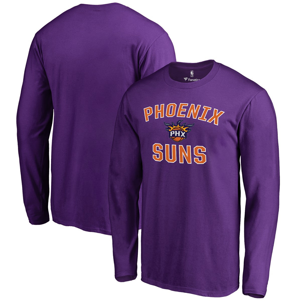 Phoenix Suns Victory Arch Long Sleeve T-Shirt Purple