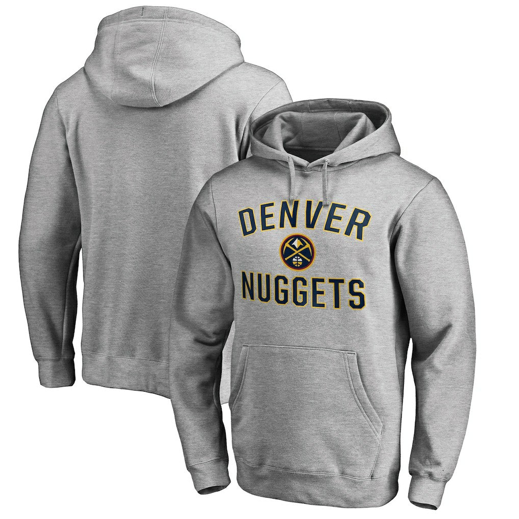 Denver Nuggets Victory Arch Pullover Hoodie Ash