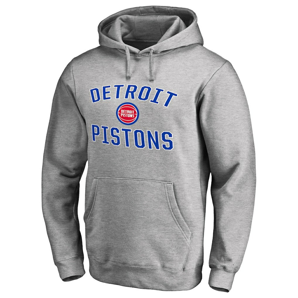 Detroit Pistons Victory Arch Pullover Hoodie Ash