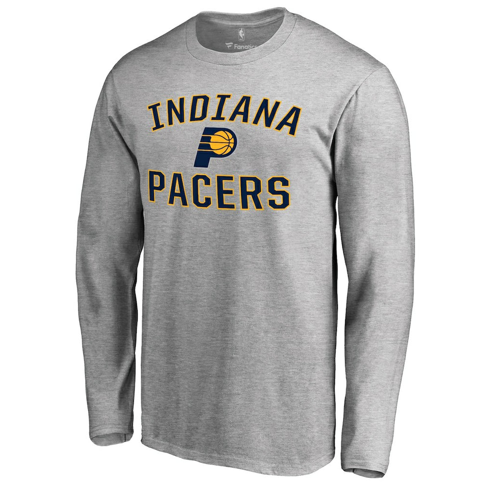 Indiana Pacers Victory Arch Long Sleeve T-Shirt Ash