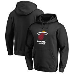 Miami Heat Primary Logo Pullover Hoodie Black