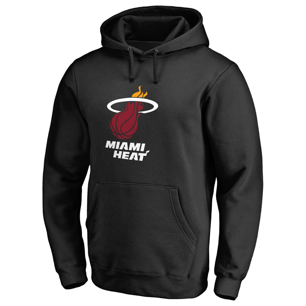 Miami Heat Primary Logo Pullover Hoodie Black