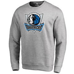 Dallas Mavericks Primary Logo Sweatshirt Heathered Gray