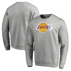 Los Angeles Lakers Primary Logo Sweatshirt Heathered Gray