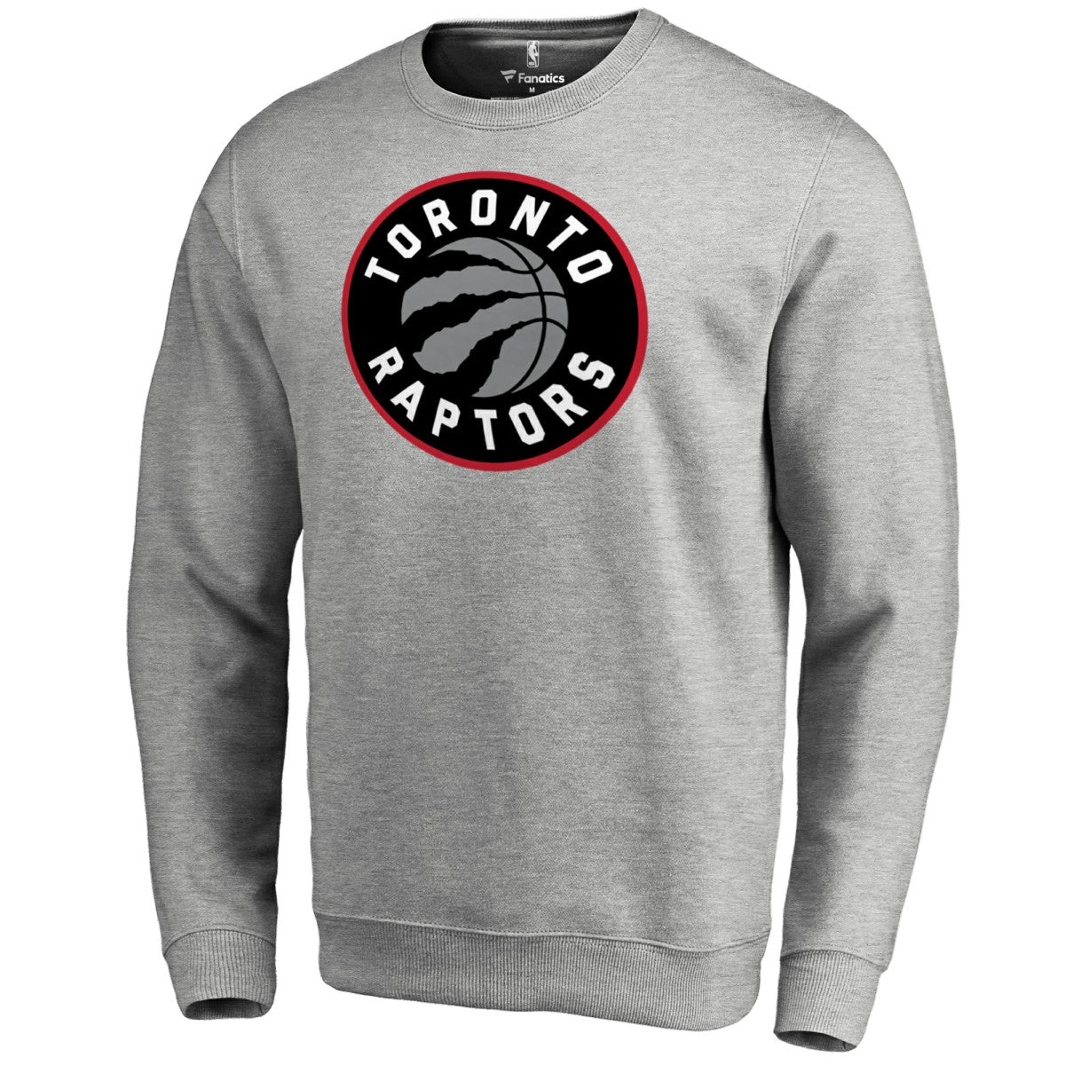 Toronto Raptors Primary Logo Sweatshirt Heathered Gray