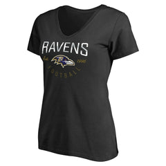 Baltimore Ravens Women's Live For It T-Shirt Black
