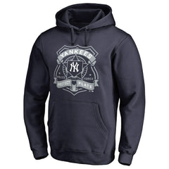 New York Yankees Police Badge Pullover Hoodie - Navy - MLB Discount