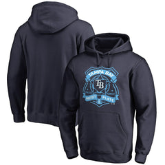 Tampa Bay Rays Police Badge Pullover Hoodie - Navy - MLB on Sale
