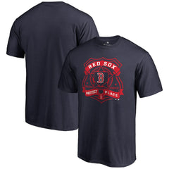 Boston Red Sox Police Badge T-Shirt - Navy - MLB Lifestyle