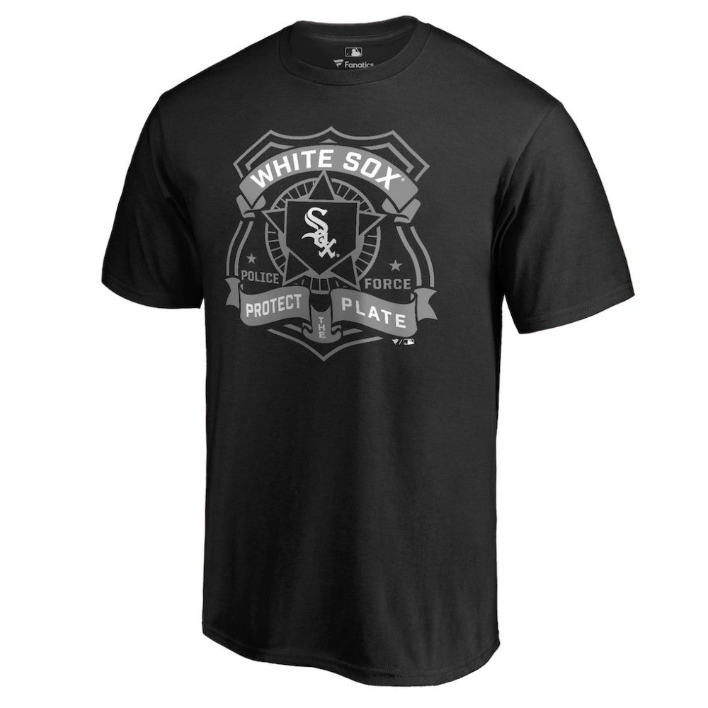 Chicago White Sox Police Badge T-Shirt - Black - MLB Lifestyle