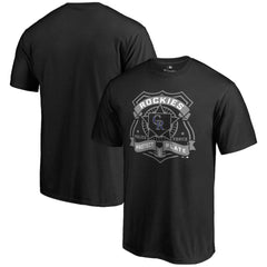 Colorado Rockies Police Badge T-Shirt - Black - MLB on Sale