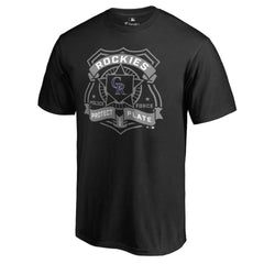 Colorado Rockies Police Badge T-Shirt - Black - MLB on Sale