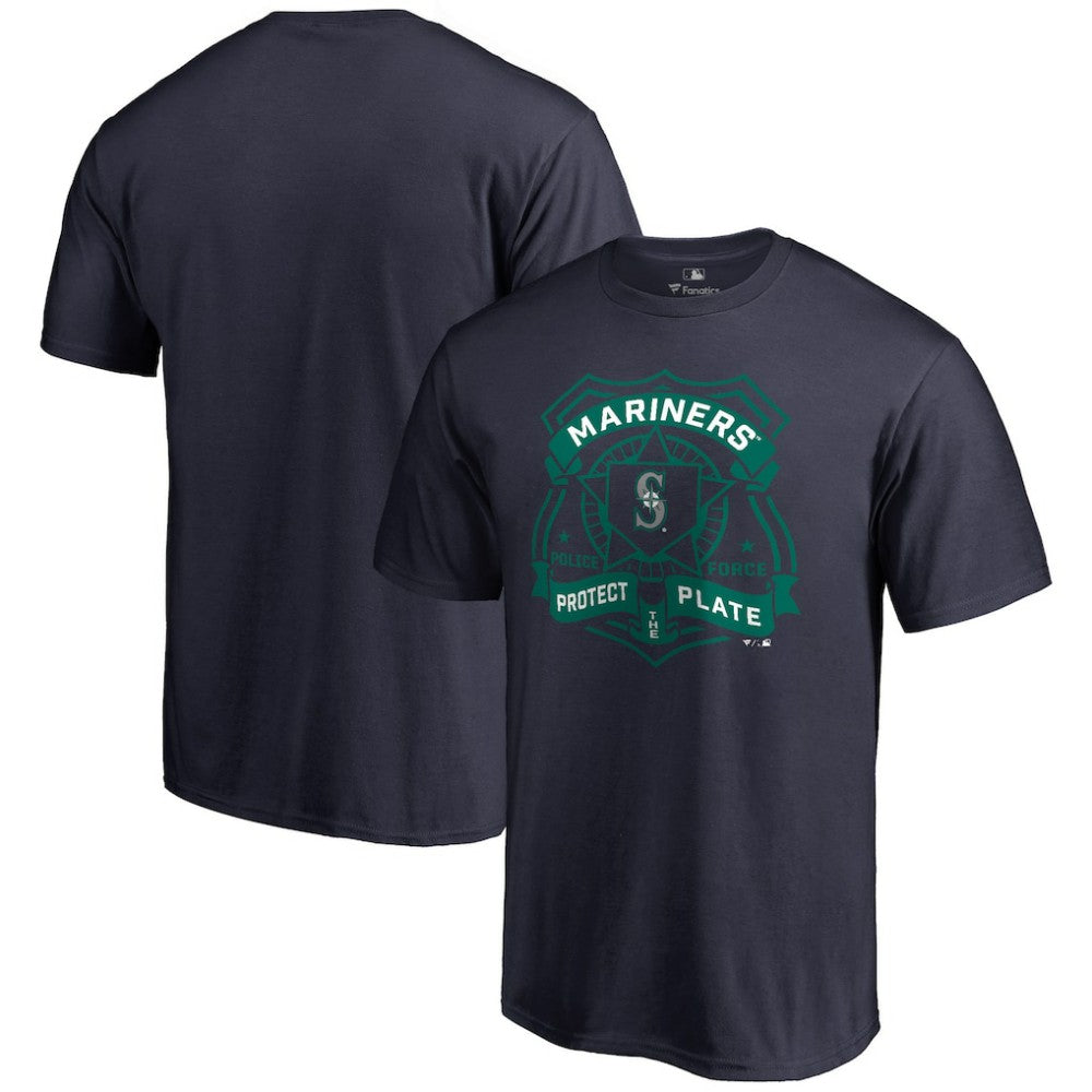 Seattle Mariners Police Badge T-Shirt - Navy - MLB Online