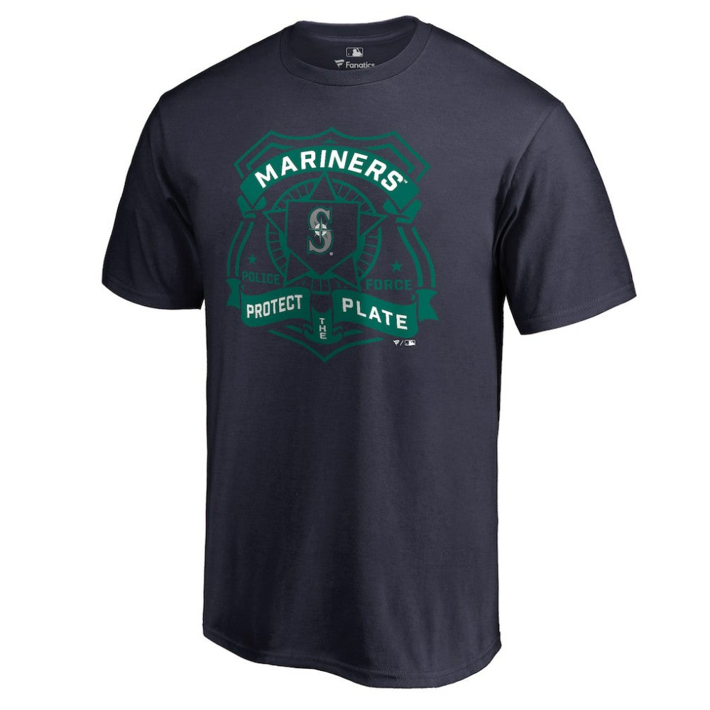 Seattle Mariners Police Badge T-Shirt - Navy - MLB Online