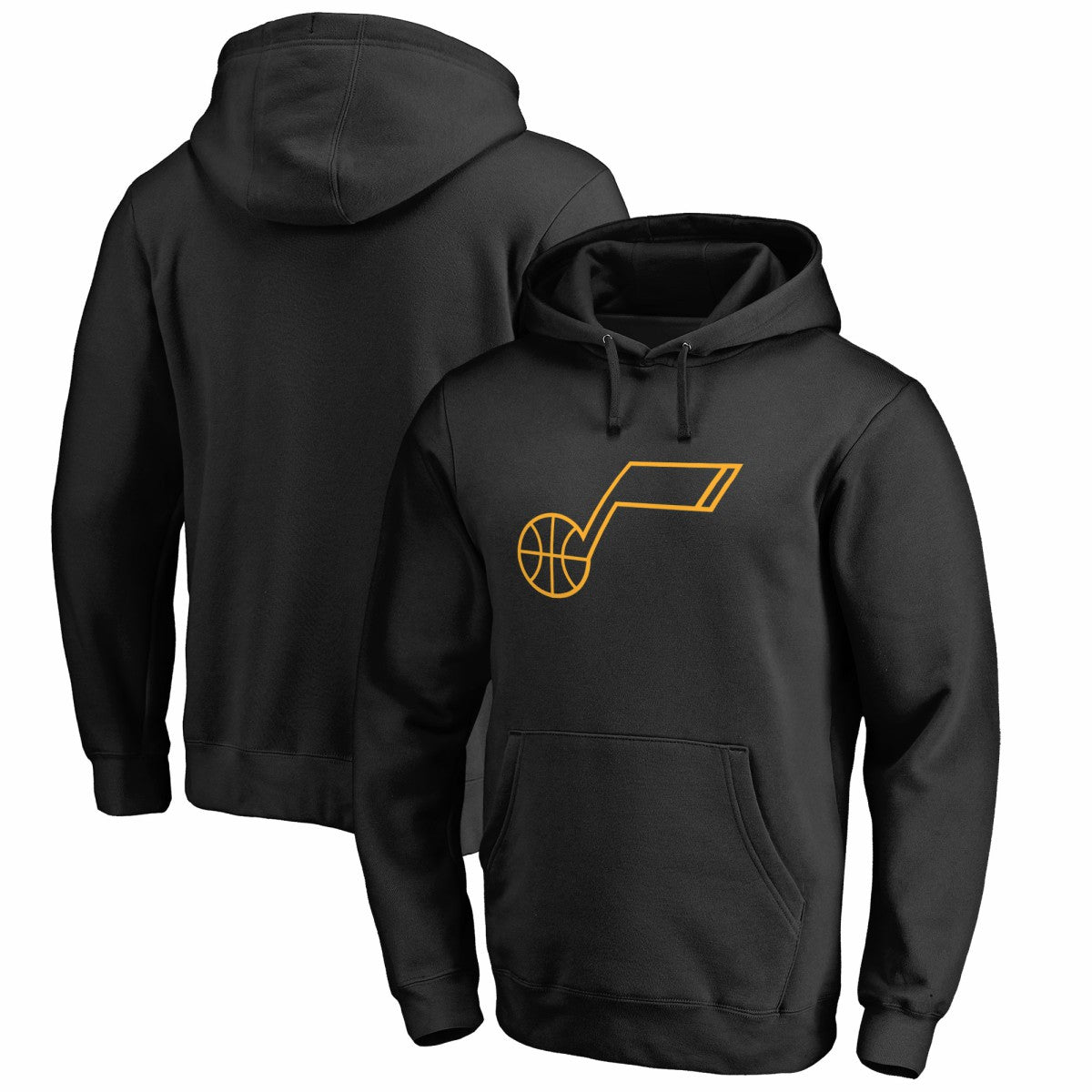 Utah Jazz Taylor Pullover Hoodie Black