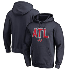 Atlanta Braves ATL Hometown Pullover Hoodie - Navy - MLB Lifestyle