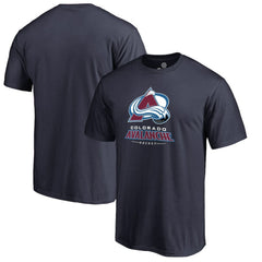 Colorado Avalanche Team Lockup T-Shirt - Navy - NHL 2603138