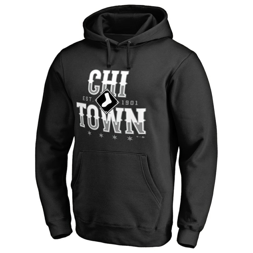 Chicago White Sox Chi Town Hometown Pullover Hoodie - Black - MLB Discount