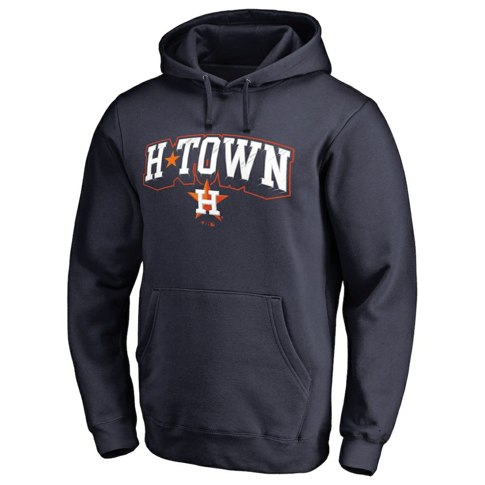 Houston Astros H Town Hometown Pullover Hoodie - Navy - MLB Discount