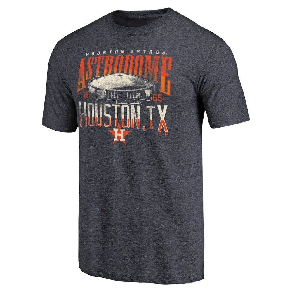 Houston Astros The Dome Hometown Tri-Blend T-Shirt - Navy - MLB Lifestyle