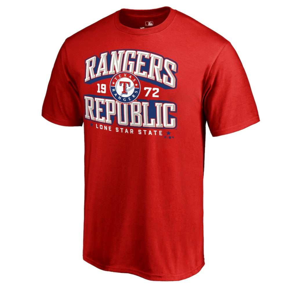 Texas Rangers Rangers Republic Hometown T-Shirt - Red - MLB Discount