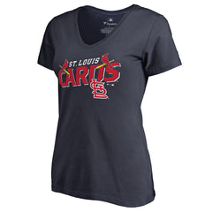 St. Louis Cardinals Women's The Cards Hometown T-Shirt - Navy - MLB on Sale