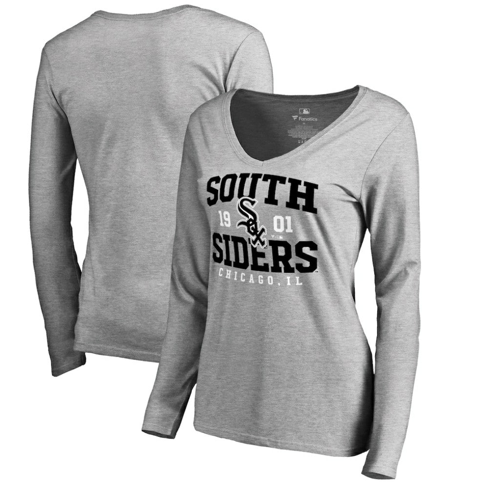 Chicago White Sox Women's South Siders Hometown Long Sleeve T-Shirt - Ash - MLB Online