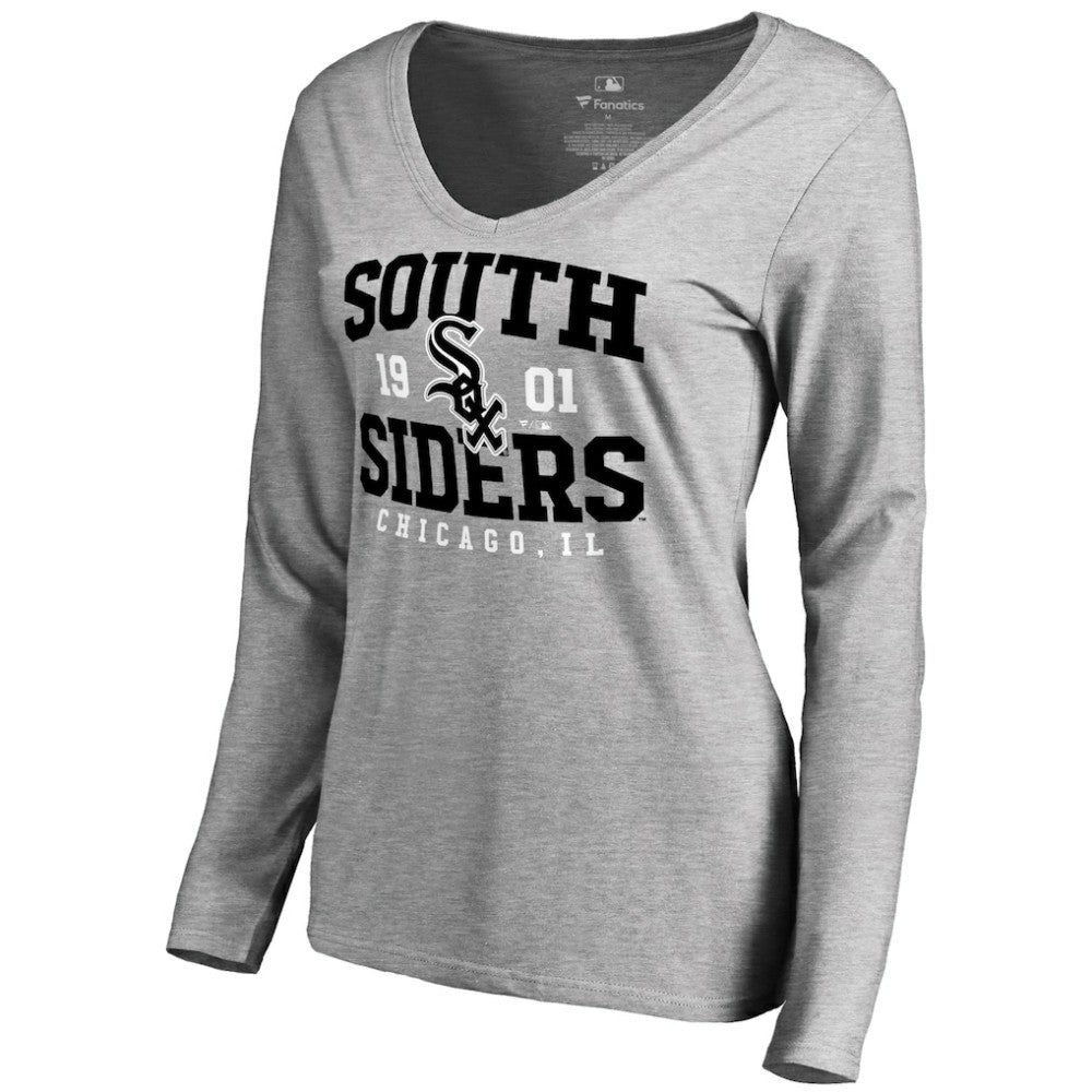 Chicago White Sox Women's South Siders Hometown Long Sleeve T-Shirt - Ash - MLB Online