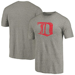 Detroit Red Wings Throwback Logo 1926-1927 Tri-Blend T-Shirt - Ash - NHL 2605425
