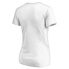 Calgary Flames Women's Whiteout V-Neck T-Shirt - White - NHL 2606338