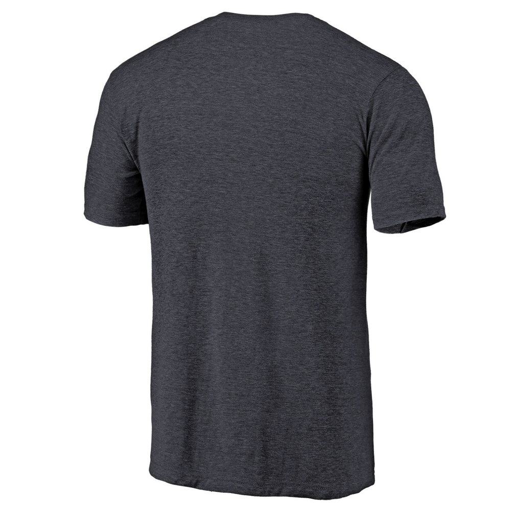 Washington Wizards Distressed Team Logo Tri-Blend T-Shirt Heather Navy