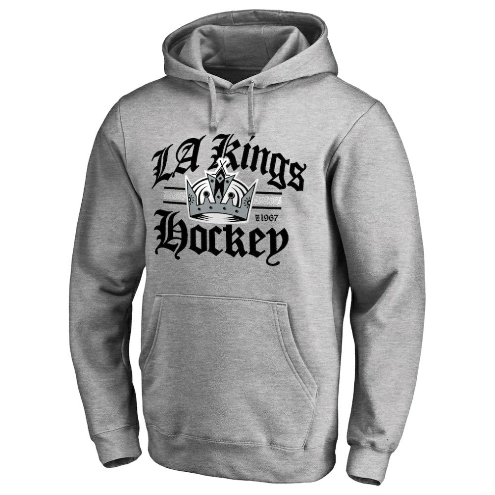 Los Angeles Kings Hometown Collection The Crown Pullover Hoodie - Ash - NHL 2606884