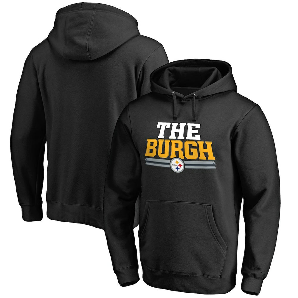 Pittsburgh Steelers Hometown Collection The Burgh Pullover Hoodie Black