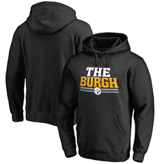 Pittsburgh Steelers Hometown Collection The Burgh Pullover Hoodie Black