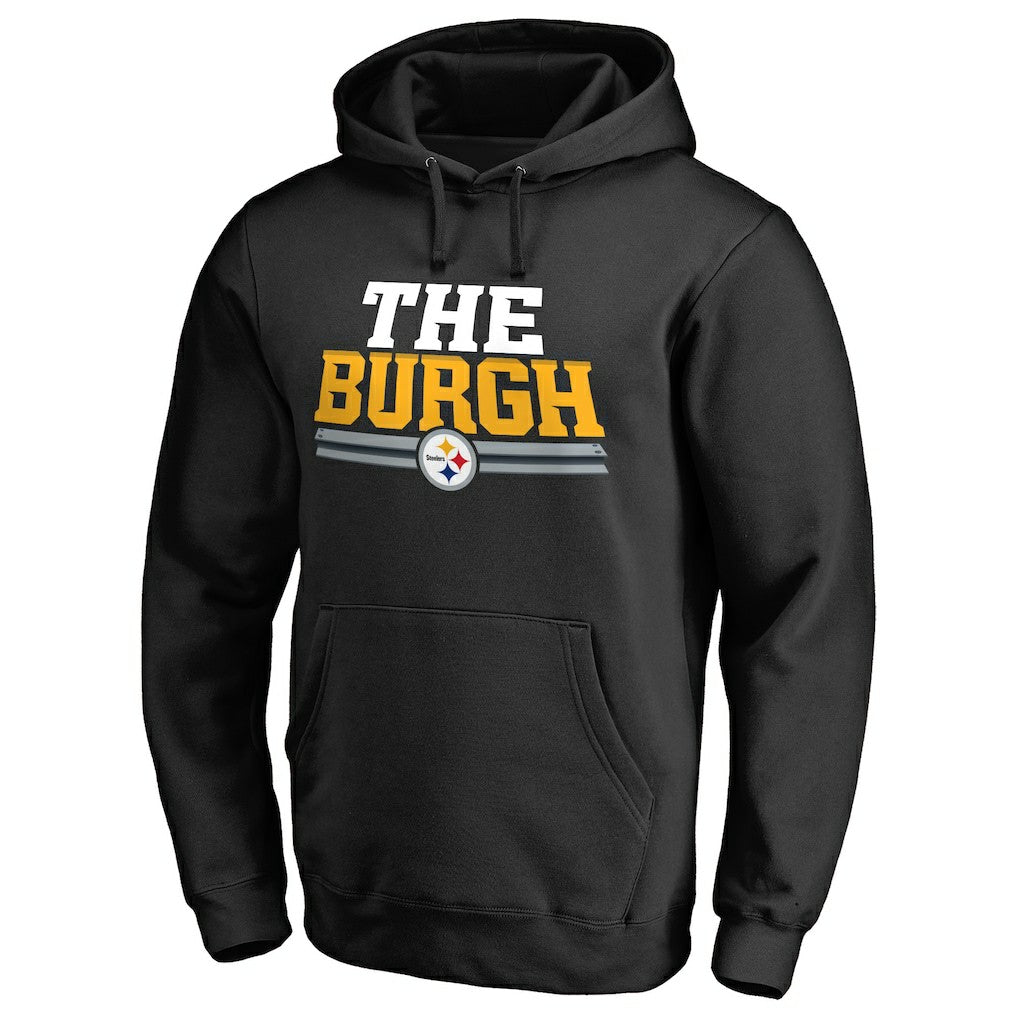 Pittsburgh Steelers Hometown Collection The Burgh Pullover Hoodie Black