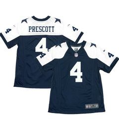 Nike Dak Prescott Dallas Cowboys Youth Throwback Game Jersey Navy