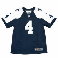 Nike Dak Prescott Dallas Cowboys Youth Throwback Game Jersey Navy