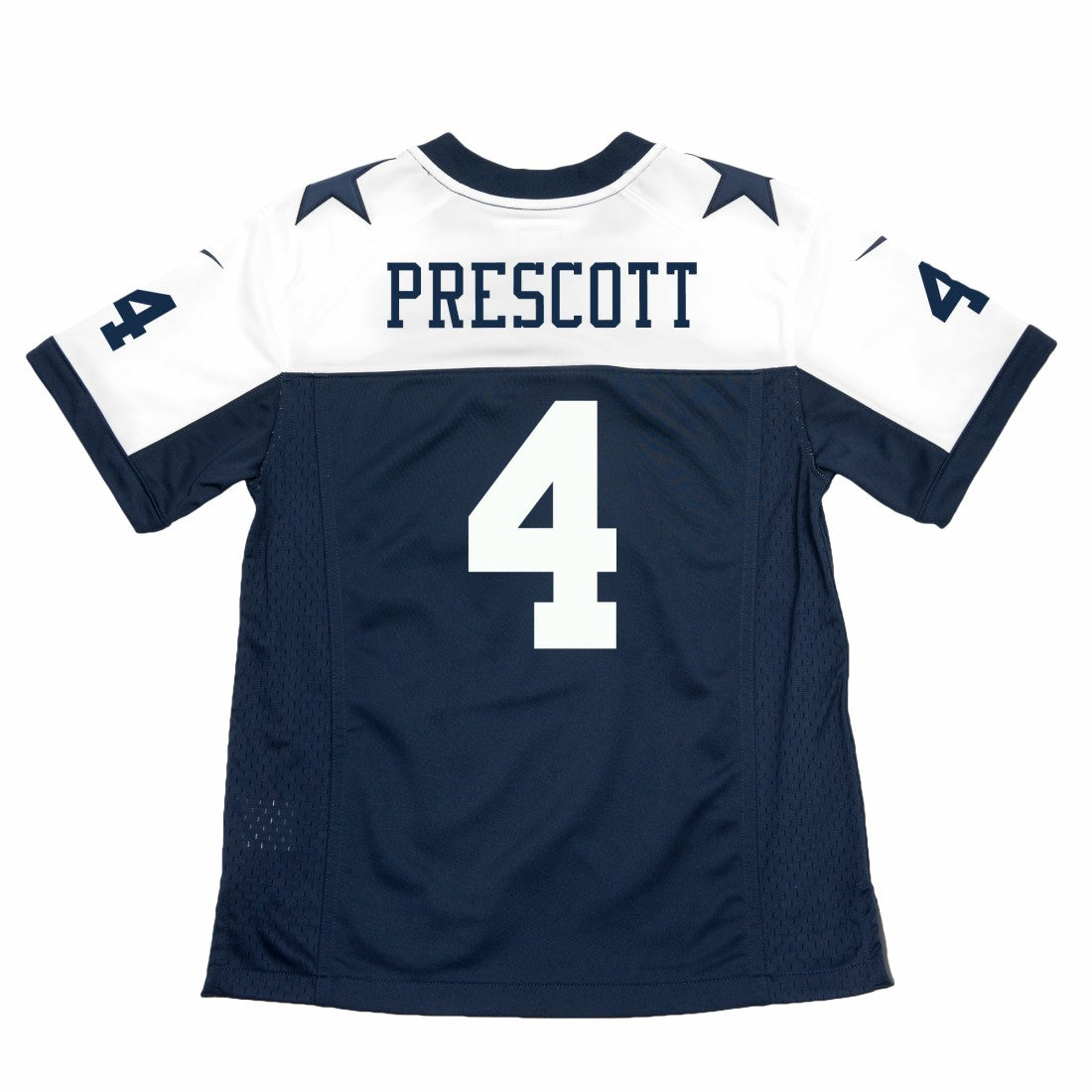 Nike Dak Prescott Dallas Cowboys Youth Throwback Game Jersey Navy