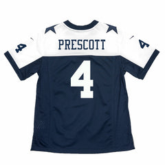 Nike Dak Prescott Dallas Cowboys Youth Throwback Game Jersey Navy