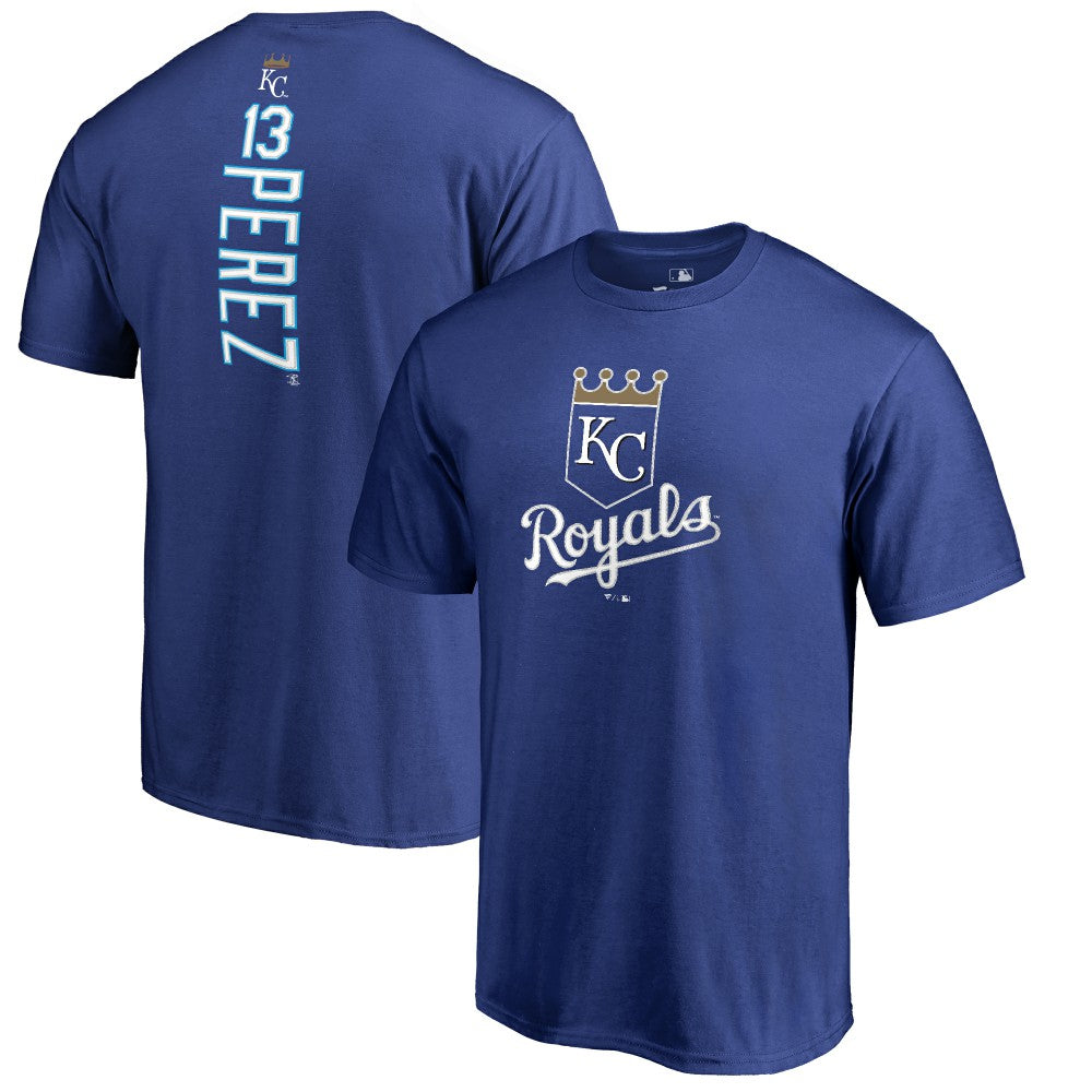 Salvador Perez Kansas City Royals Backer T-Shirt - Royal - MLB Online