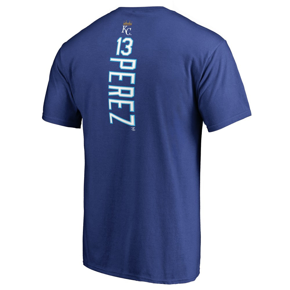 Salvador Perez Kansas City Royals Backer T-Shirt - Royal - MLB Online
