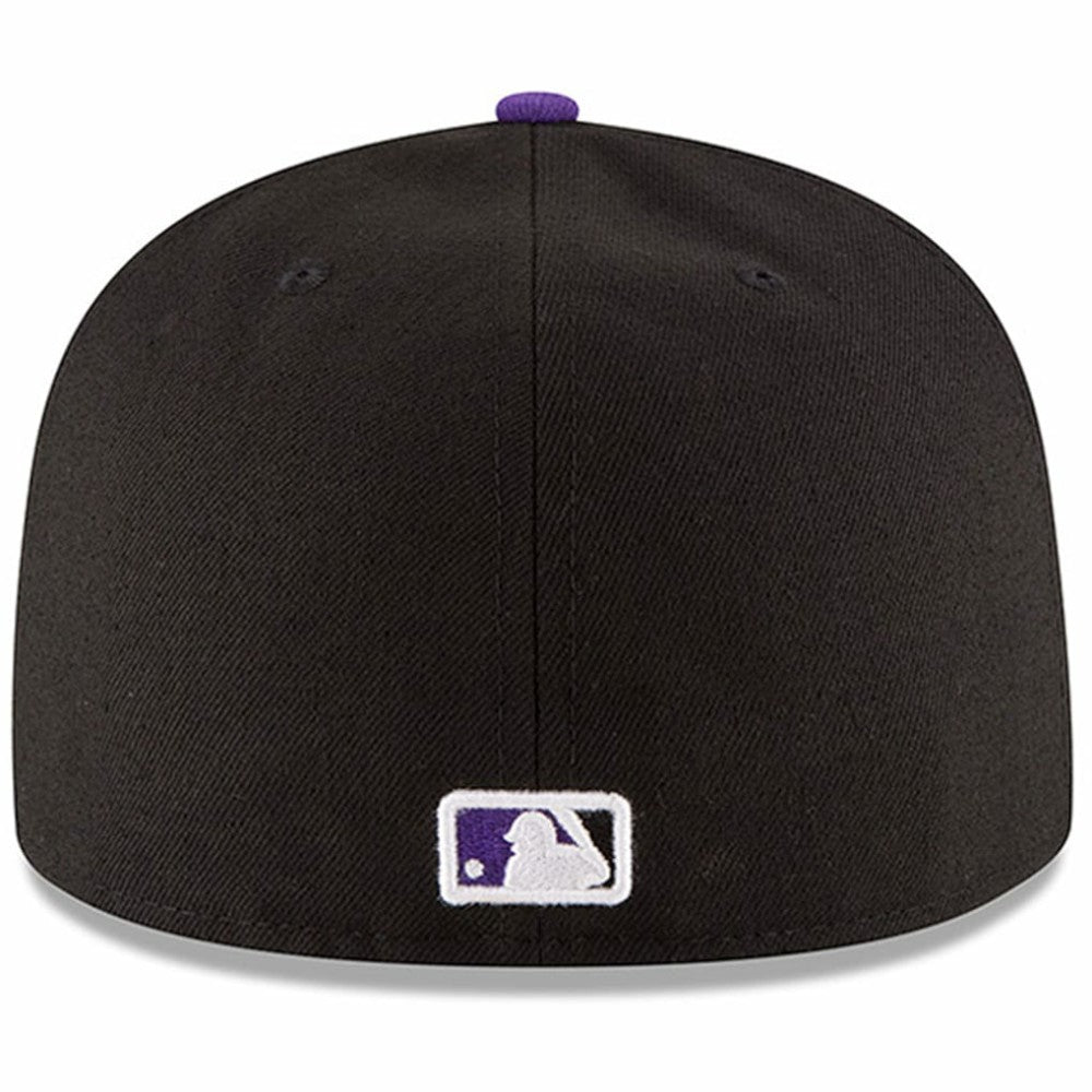 Colorado Rockies New Era Authentic Collection ON Field 59FIFTY Structured Hat - Black/Purple - New Era Lifestyle