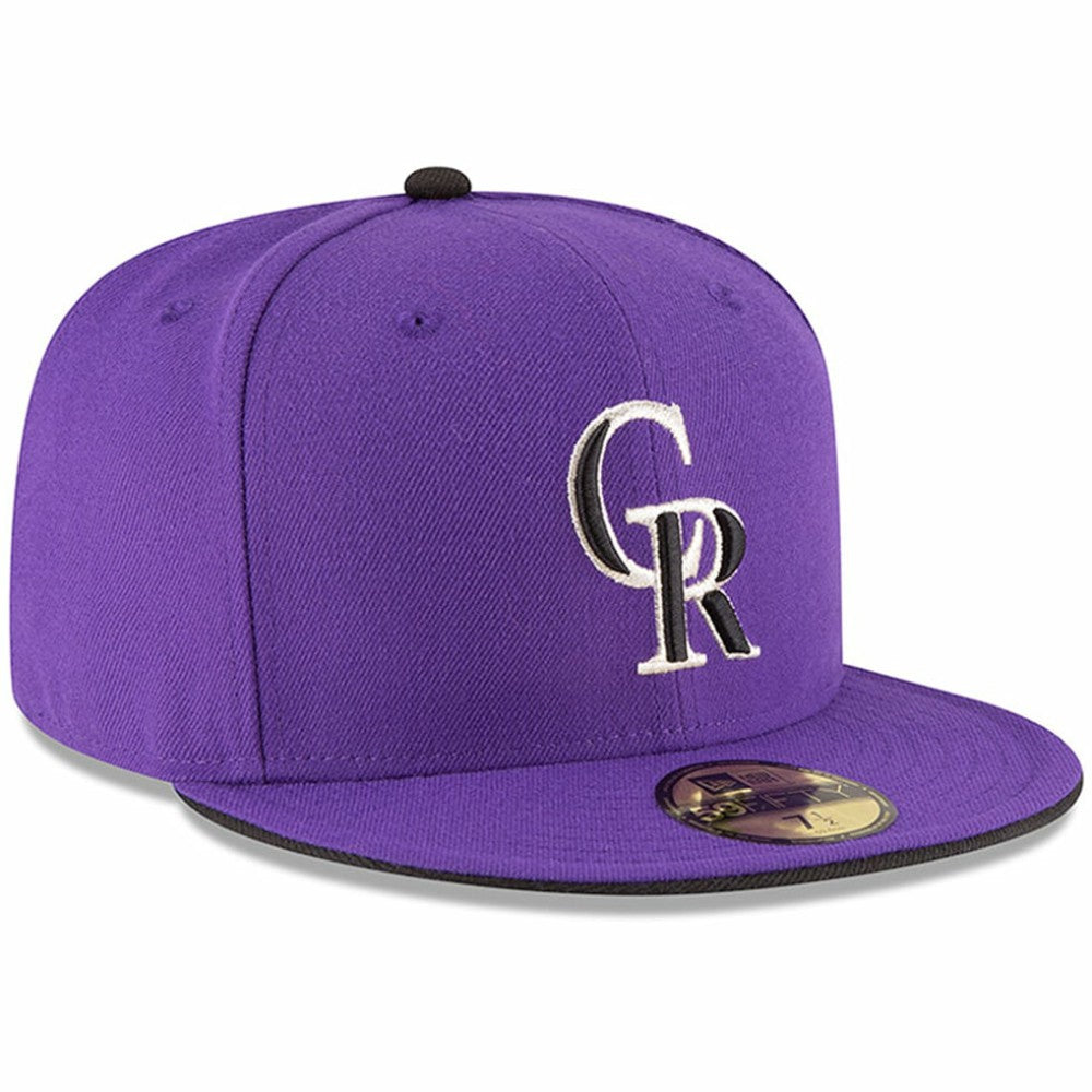 Colorado Rockies New Era Authentic Collection ON Field 59FIFTY Structured Hat - Purple - New Era Online