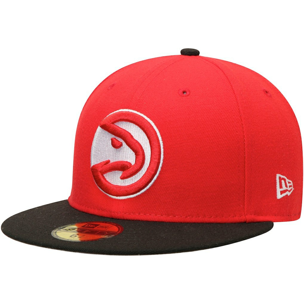 Atlanta Hawks Team Color 2Tone 59FIFTY Fitted Hat Red/Black | New Era discount