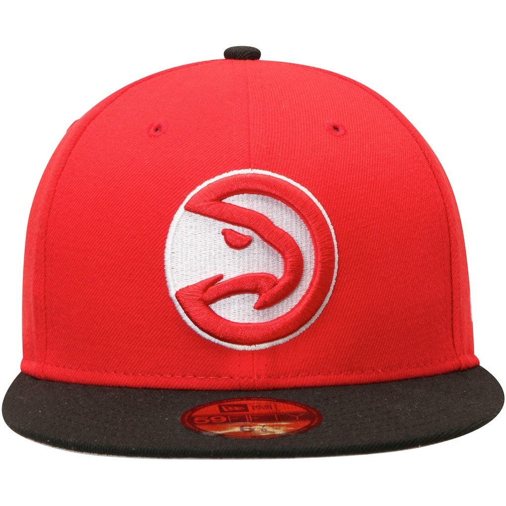 Atlanta Hawks Team Color 2Tone 59FIFTY Fitted Hat Red/Black | New Era discount